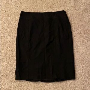 Black pencil skirt